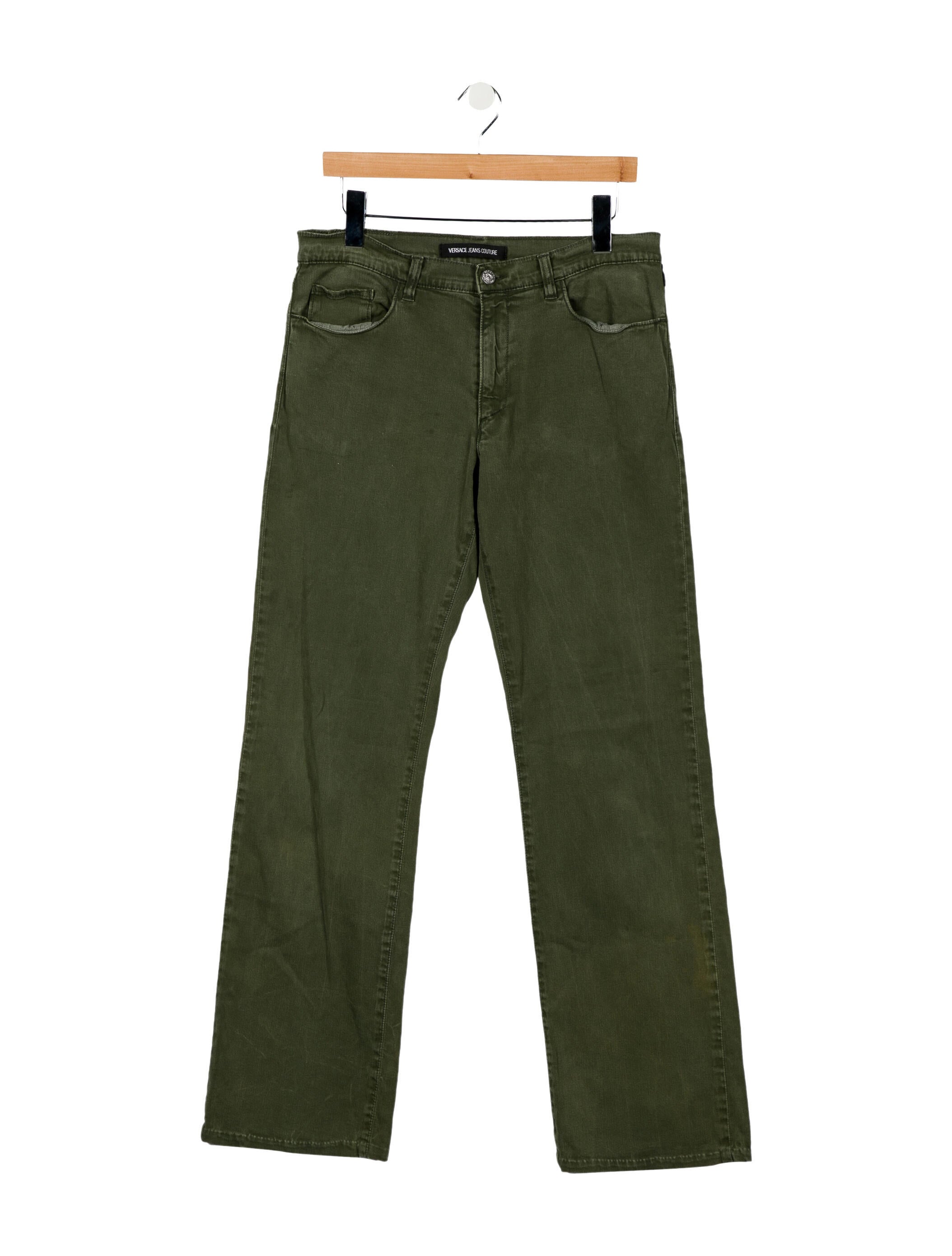 Versace Jeans Mid-Rise Wide Leg Jeans