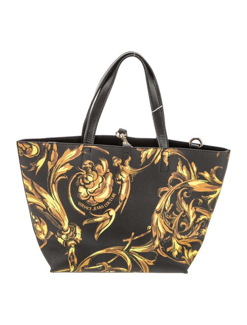 Versace Jeans Saffiano Leather Tote Bag