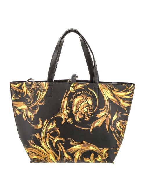 Versace Jeans Saffiano Leather Tote Bag
