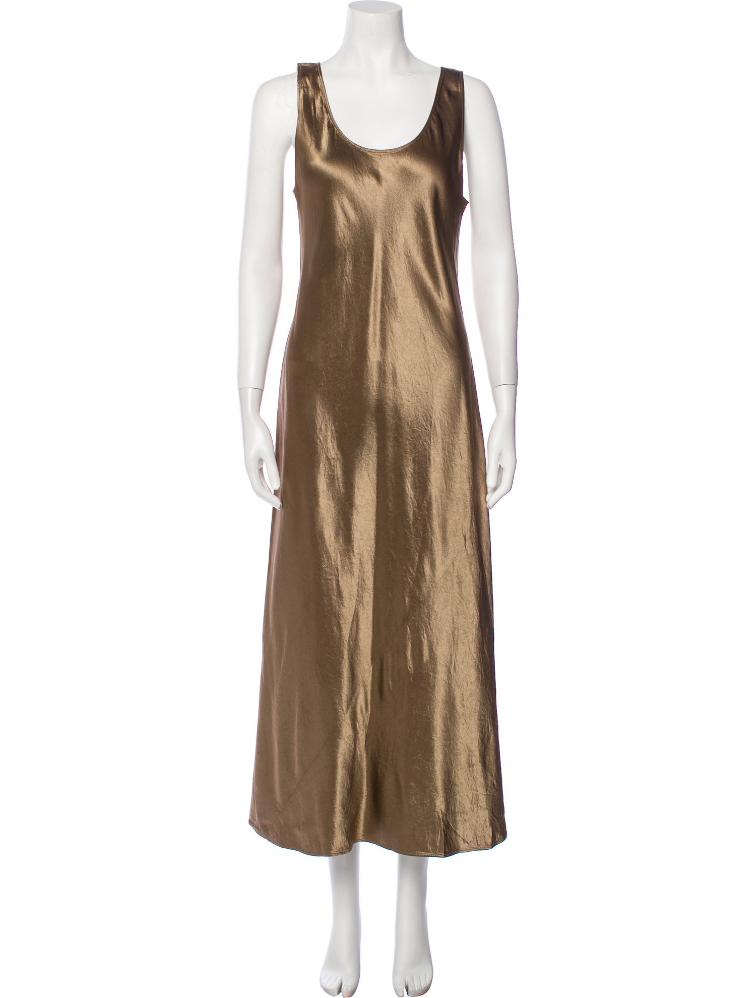 Versace Jeans Scoop Neck Long Dress