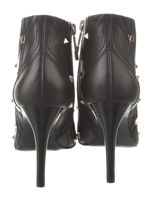 Versace Jeans Leather Polka Dot Print Boots