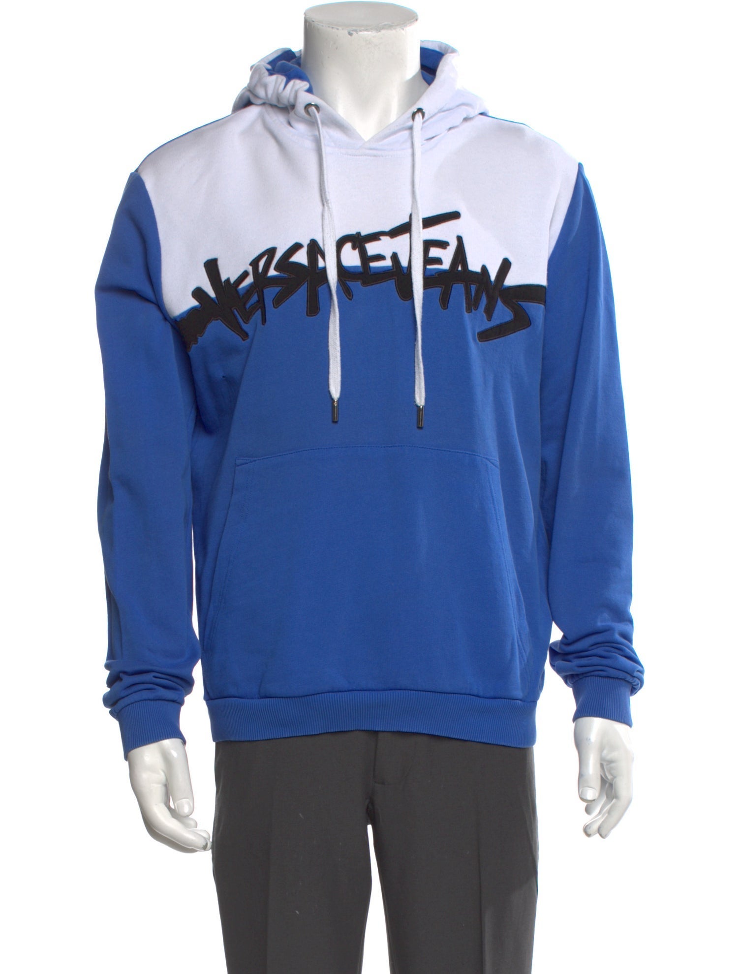 Versace Jeans Graphic Print Crew Neck Hoodie