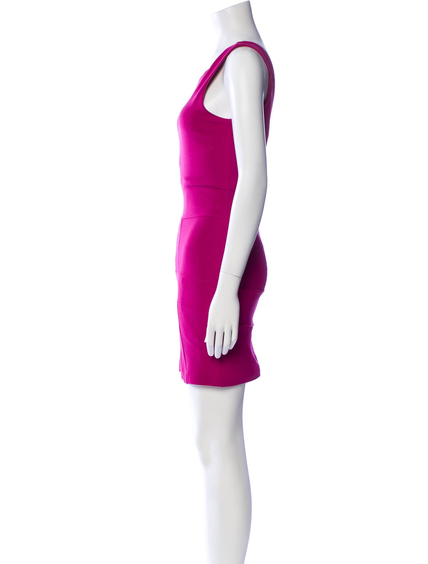 Versace Jeans Scoop Neck Mini Dress