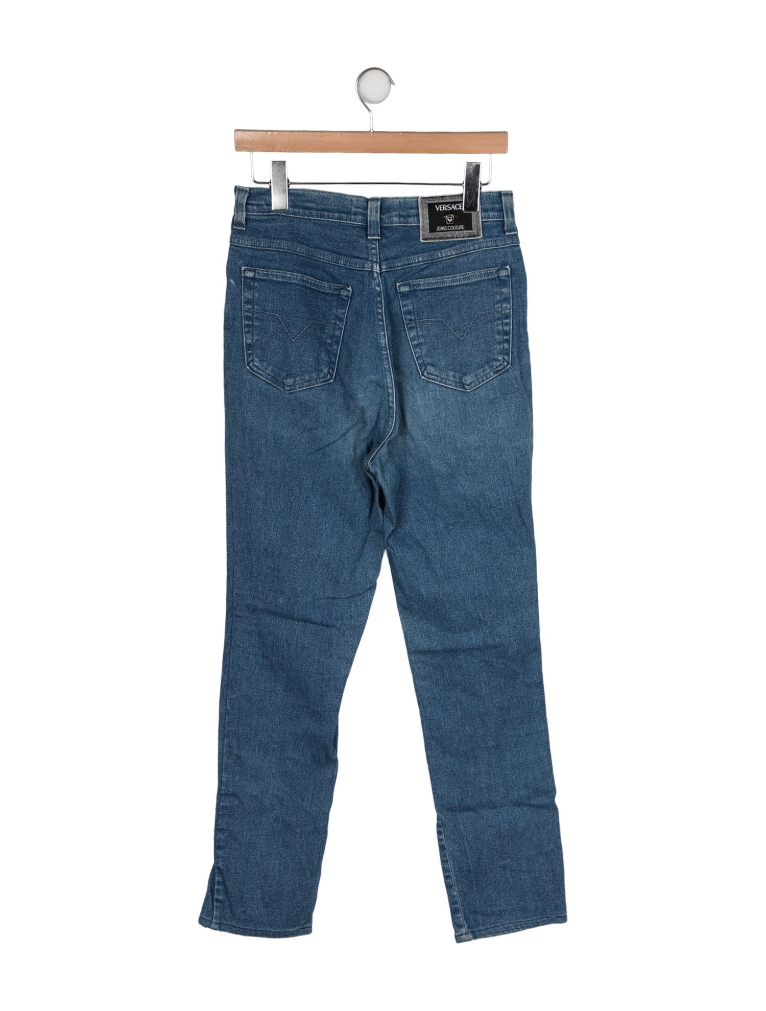 Versace Jeans High-Rise Straight Leg Jeans