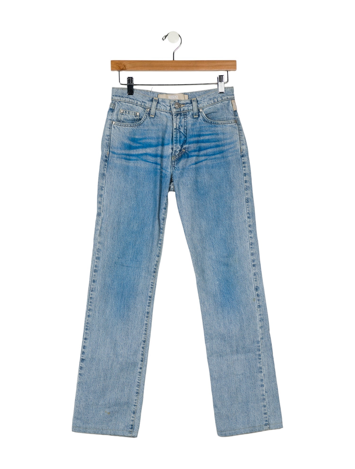 Versace Jeans Mid-Rise Straight Leg Jeans