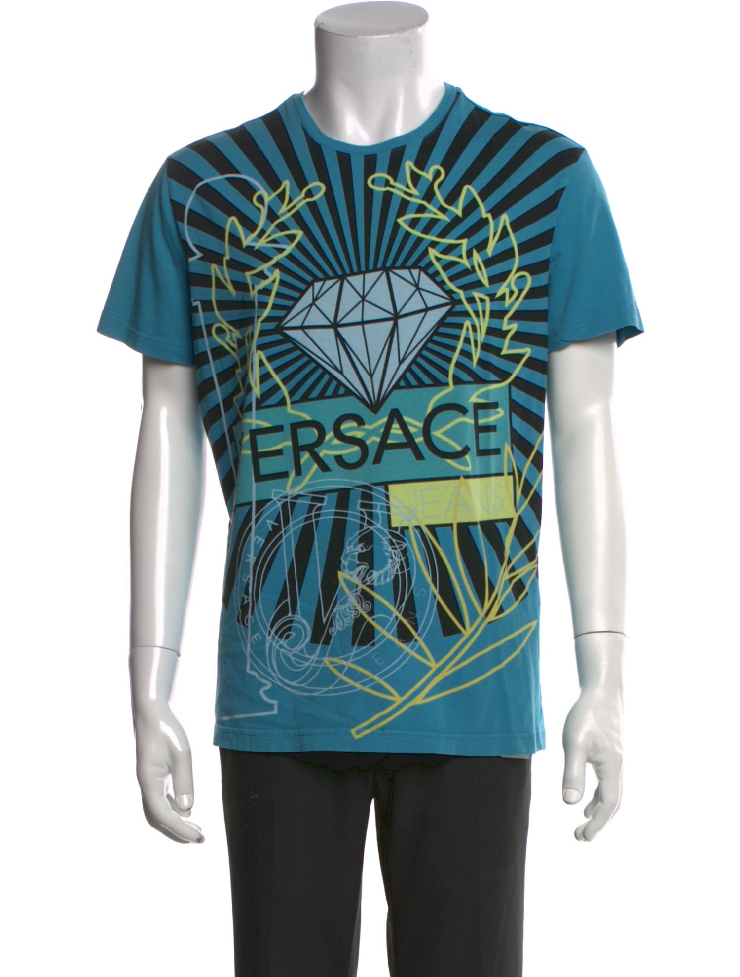 Versace Jeans Graphic Print Short Sleeve Shirt