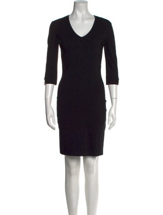 Versace Jeans V-Neck Knee-Length Dress