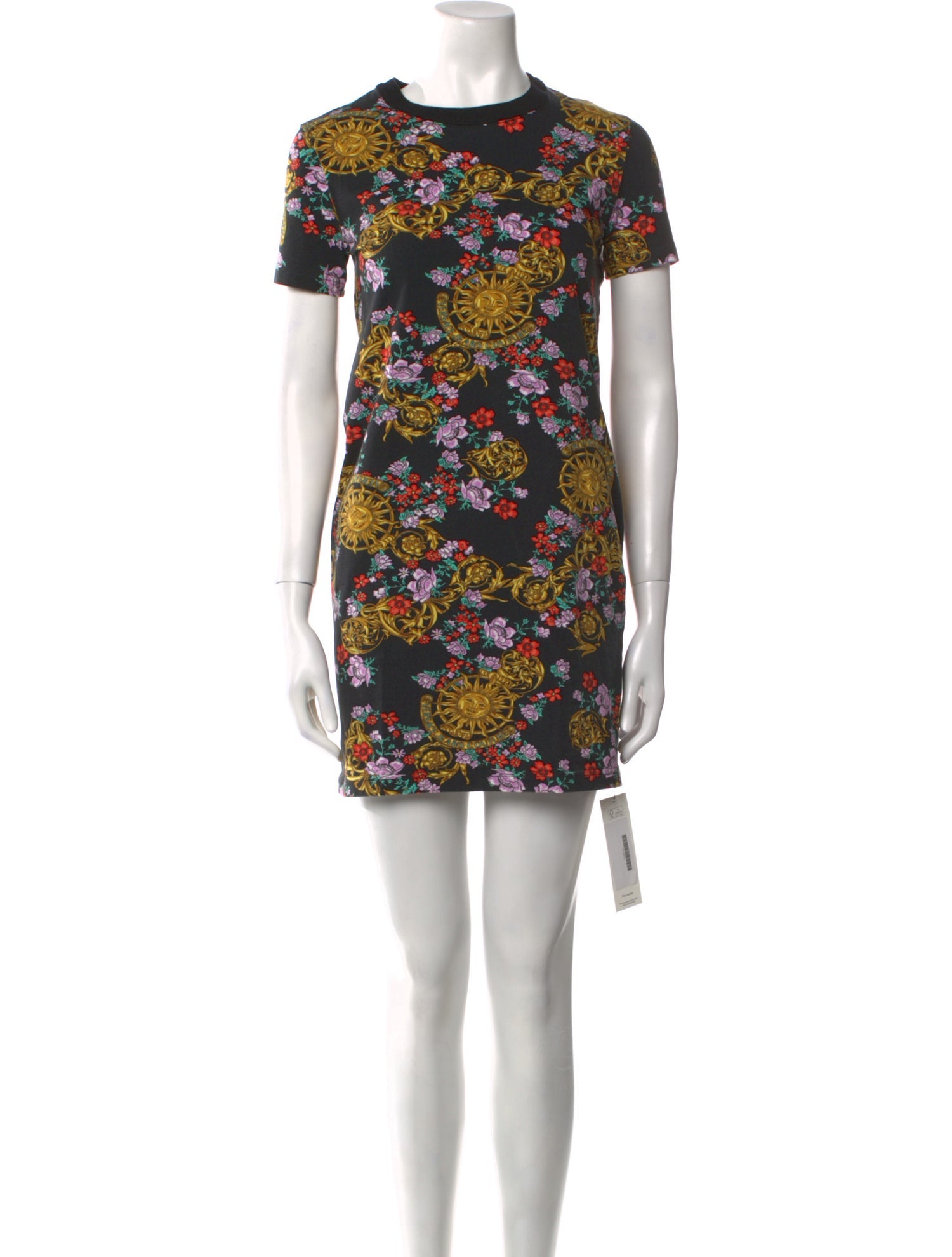 Versace Jeans Floral Print Mini Dress
