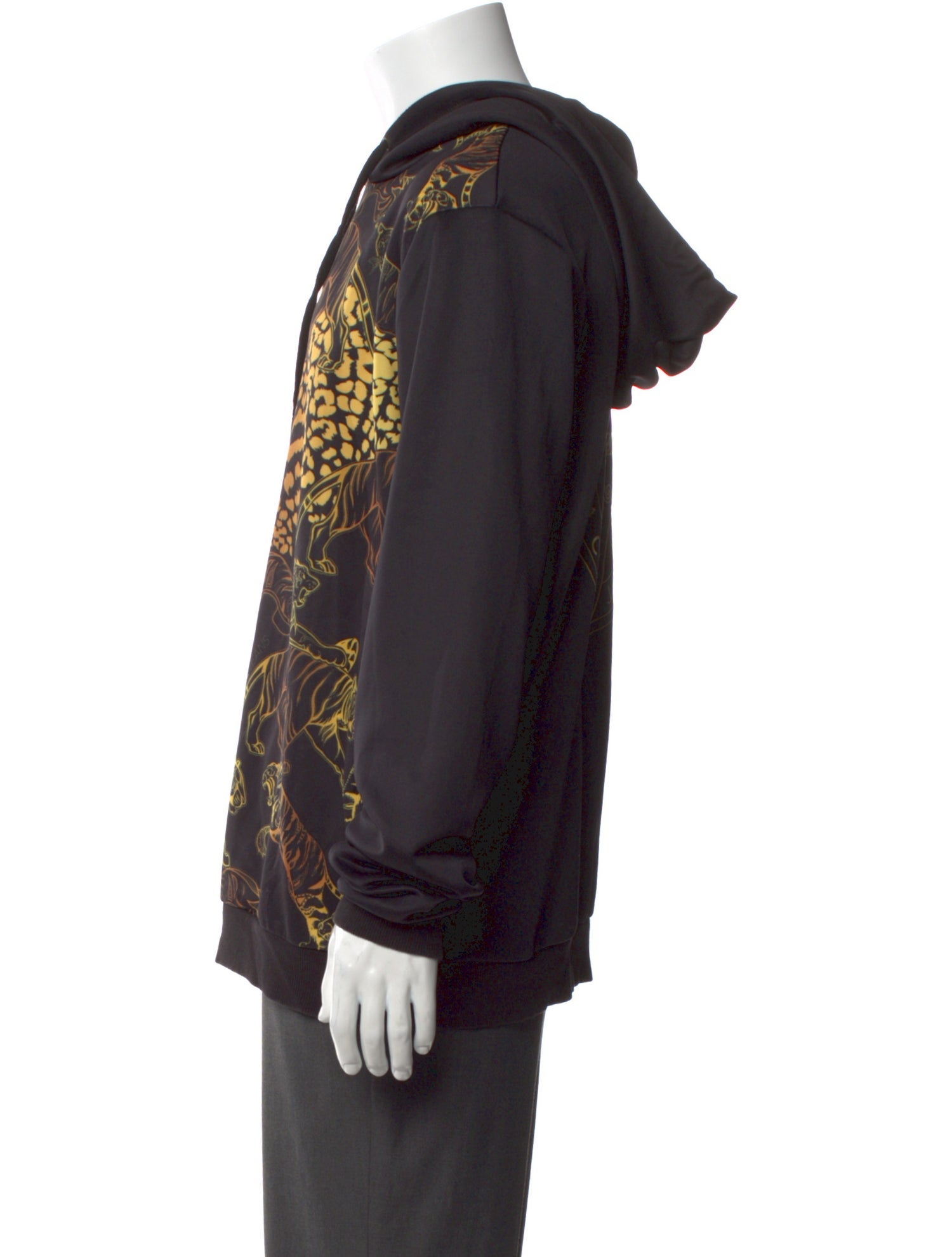 Versace Jeans Printed Crew Neck Hoodie