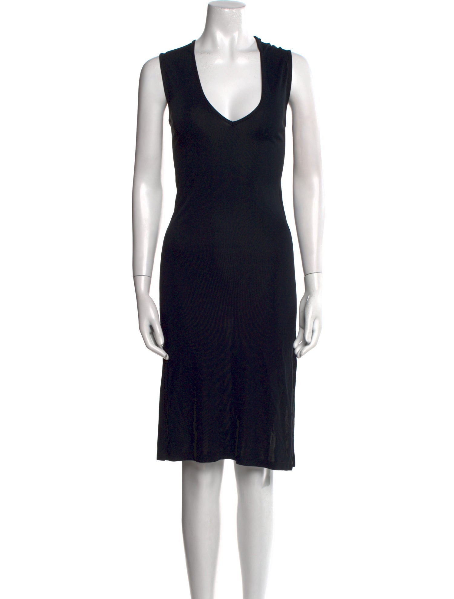 Versace Jeans Couture V-Neck Midi Length Dress