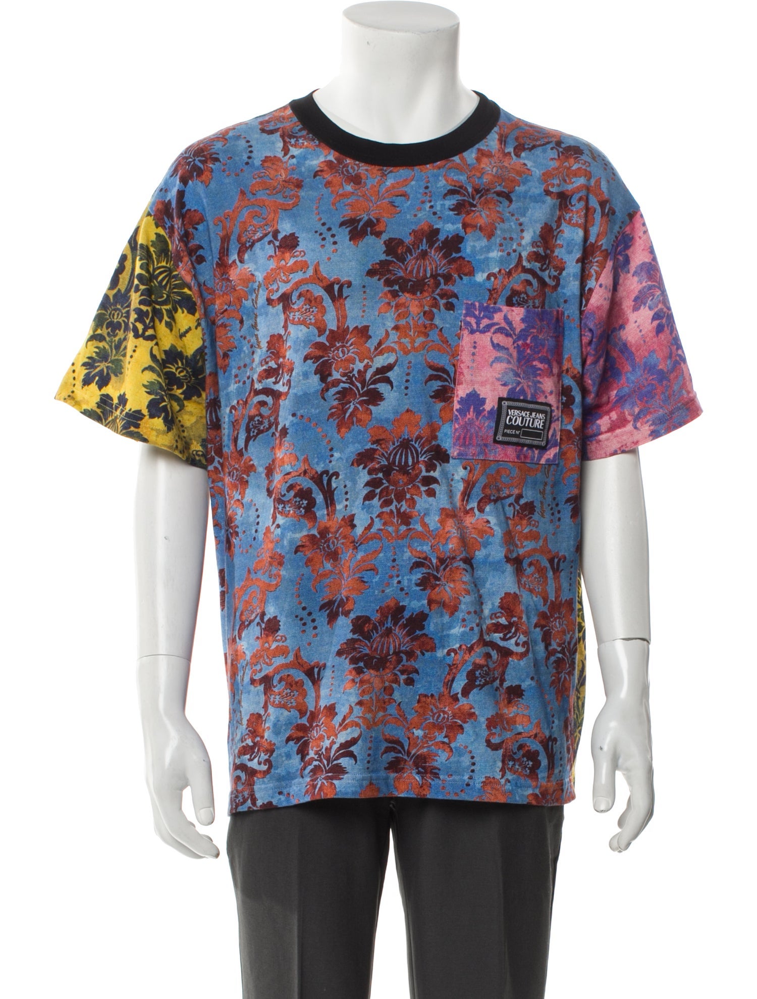 Versace Jeans Printed Crew Neck T-Shirt
