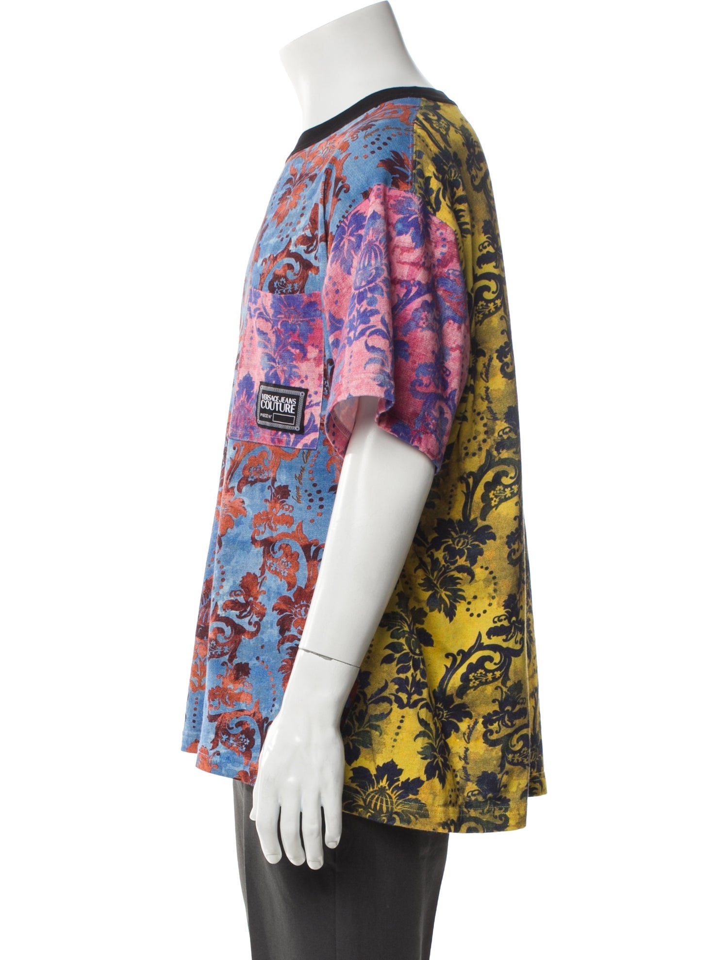 Versace Jeans Printed Crew Neck T-Shirt