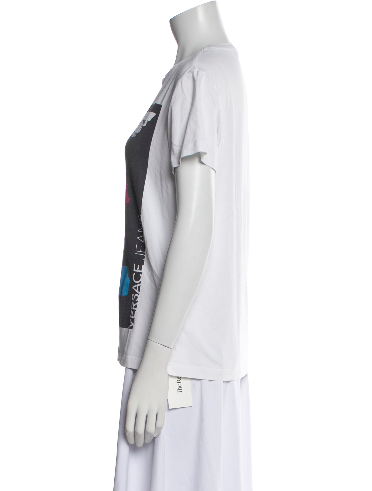 Versace Jeans Graphic Print Crew Neck T-Shirt