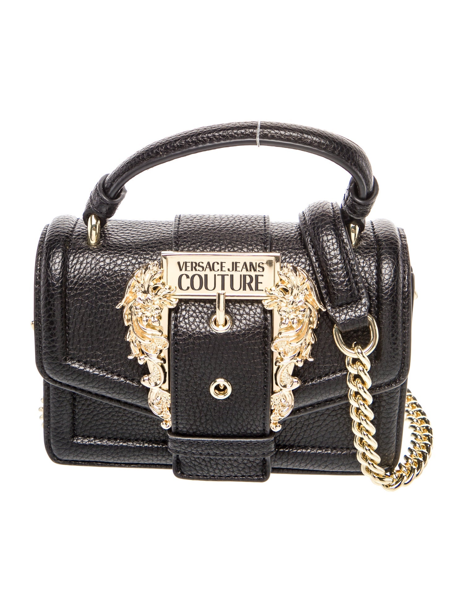 Versace Jeans Couture Leather Top Handle Bag
