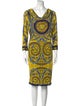 Versace Jeans Printed Knee-Length Dress