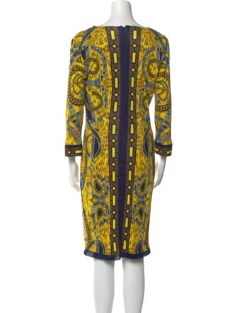 Versace Jeans Printed Knee-Length Dress
