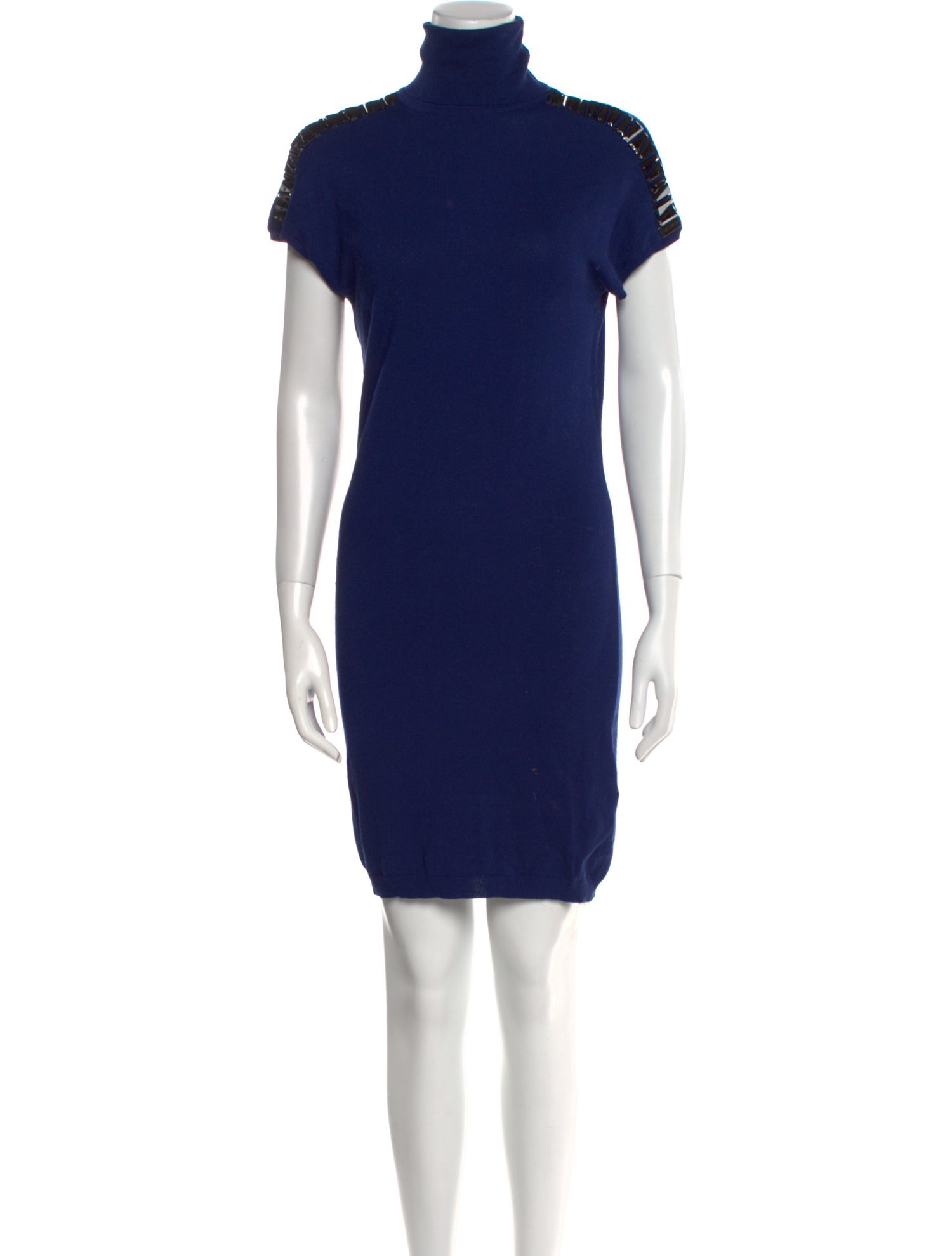 Versace Jeans Turtleneck Mini Dress