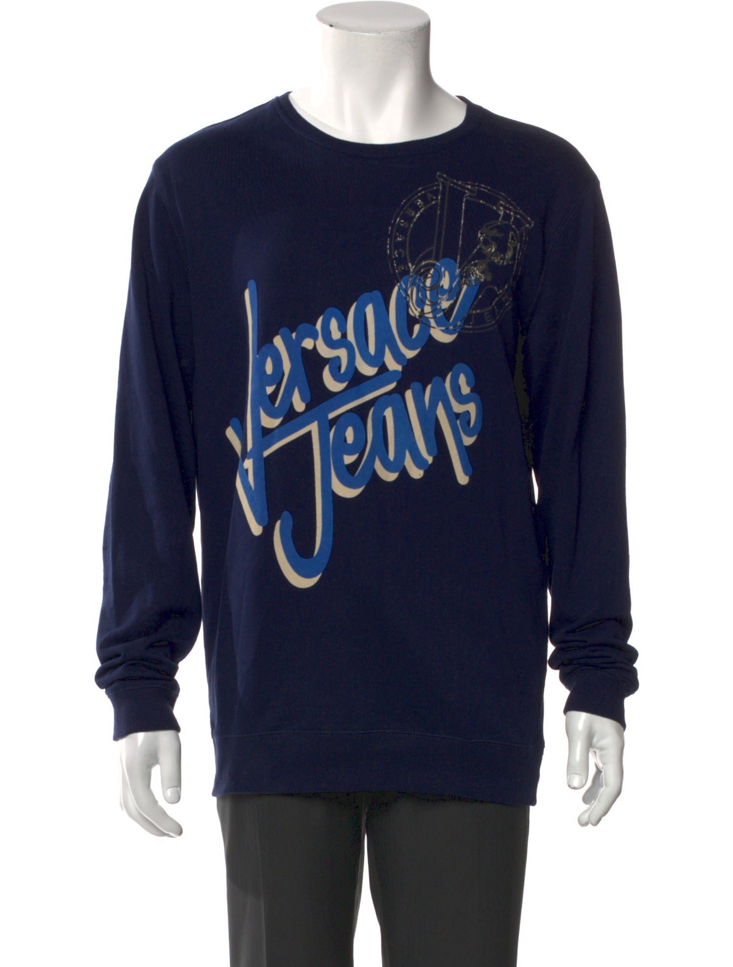 Versace Jeans Medusa Insignia Crew Neck Sweatshirt