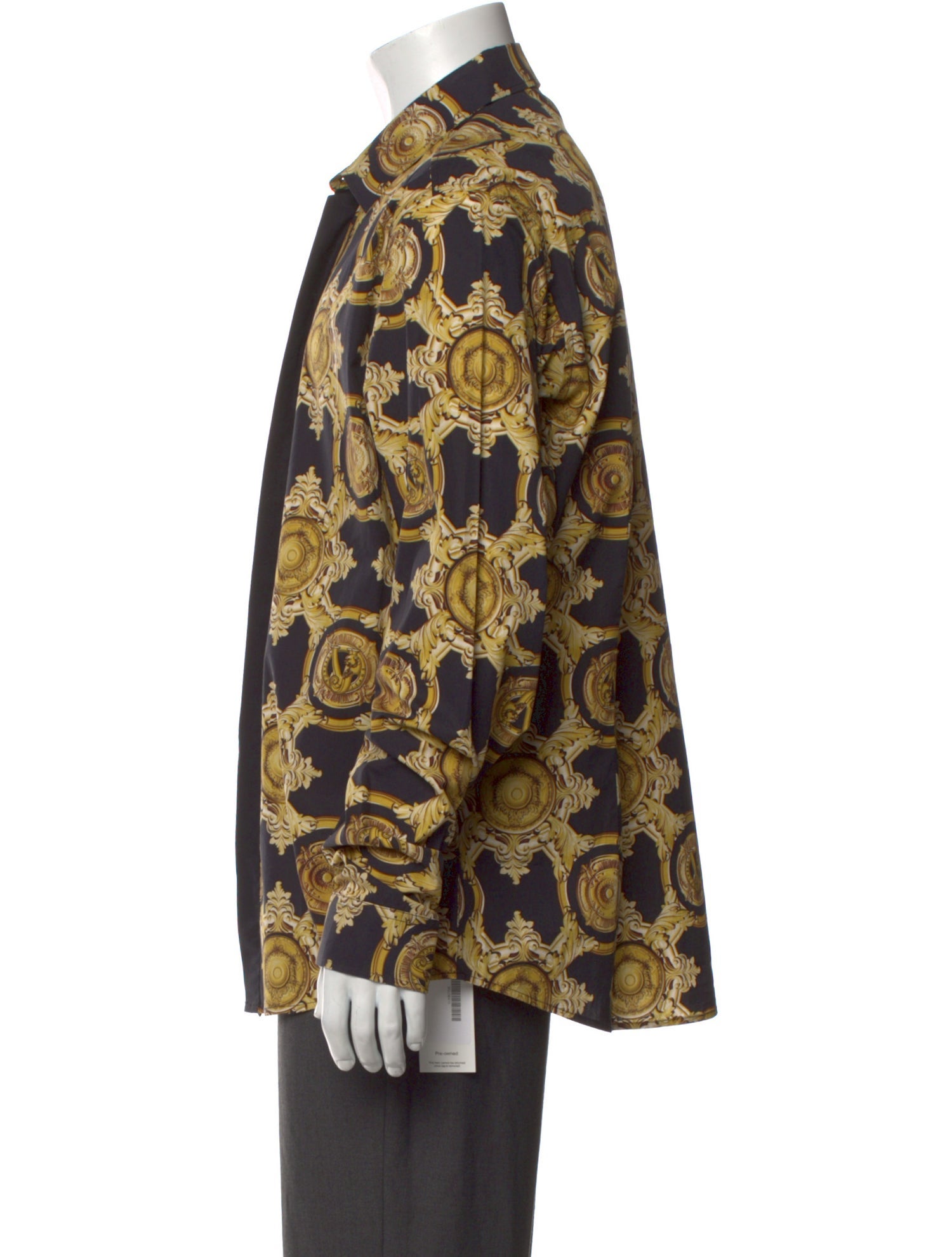 Versace Jeans Floral Print Long Sleeve Shirt