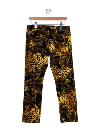 Versace Jeans Barocco Print Skinny Jeans