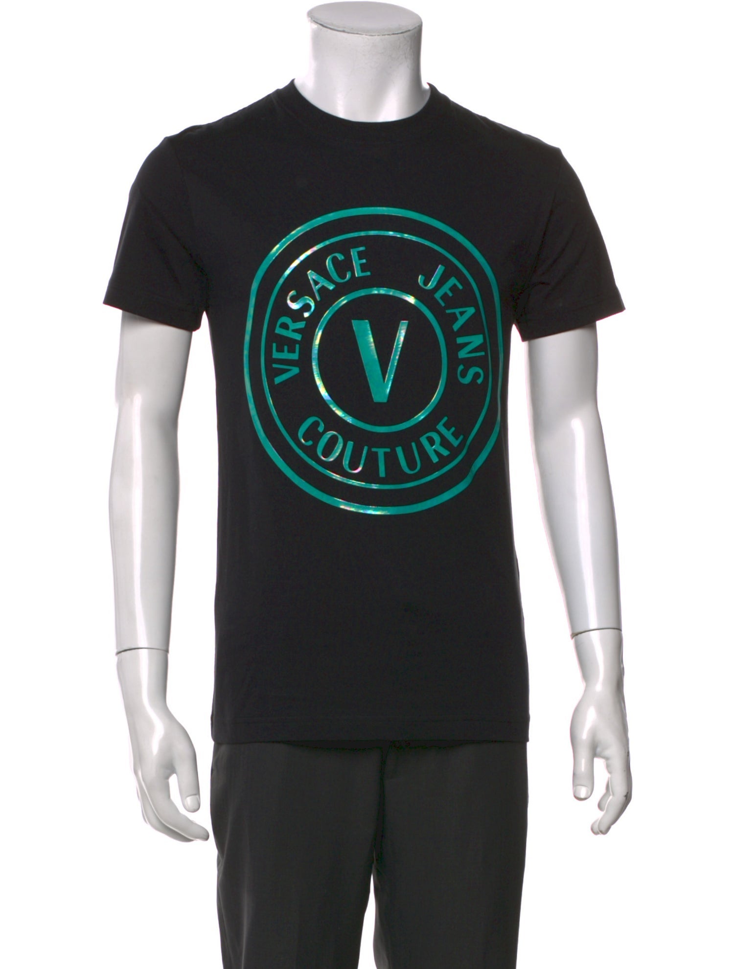 Versace Jeans Graphic Print Crew Neck T-Shirt