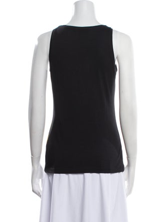 Versace Jeans Graphic Print Scoop Neck Top