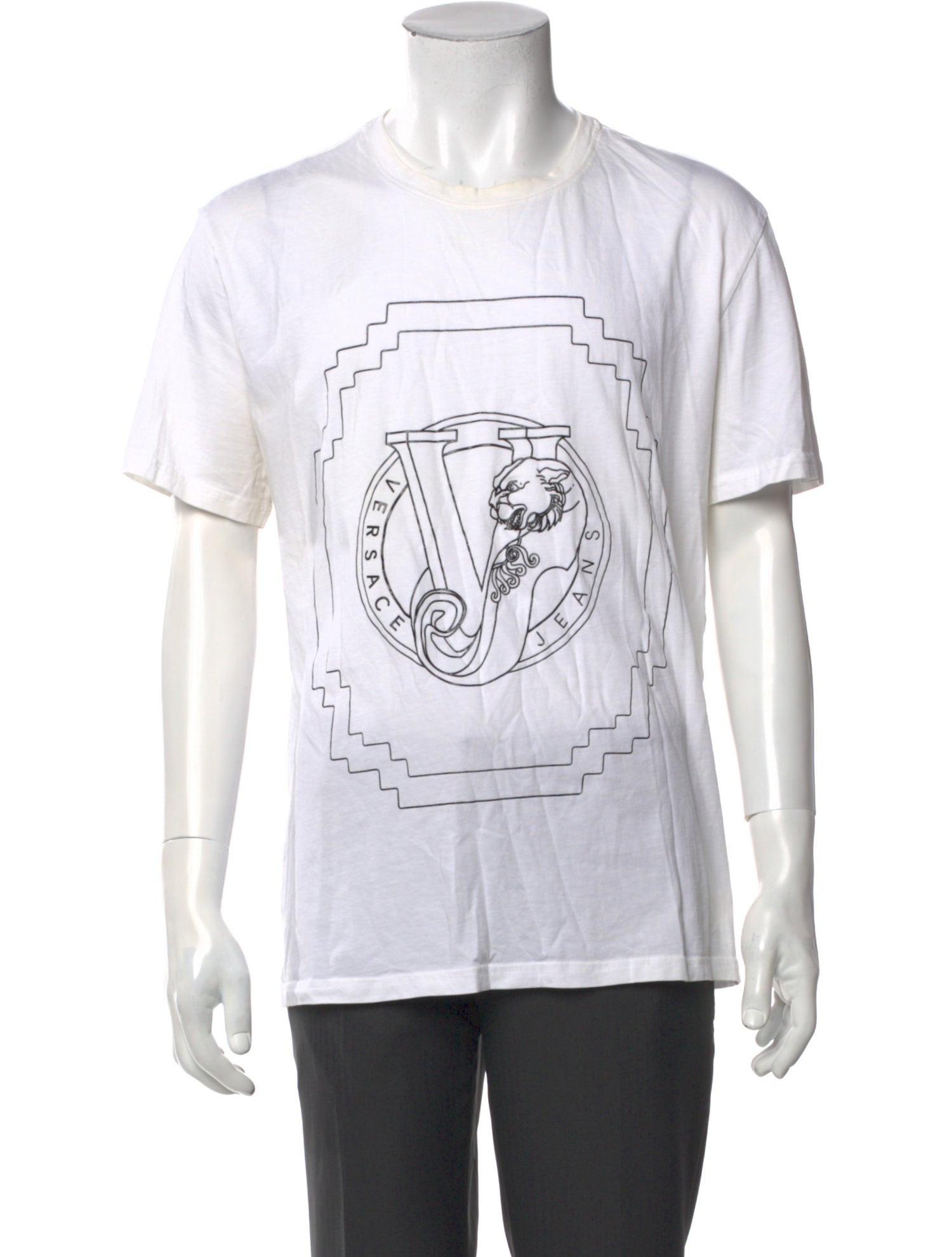 Versace Jeans Graphic Print Short Sleeve Shirt