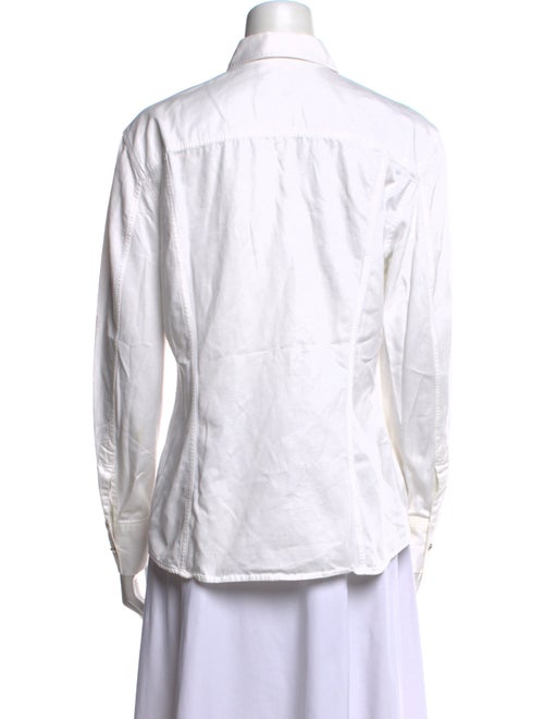 Versace Jeans Long Sleeve Button-Up Top