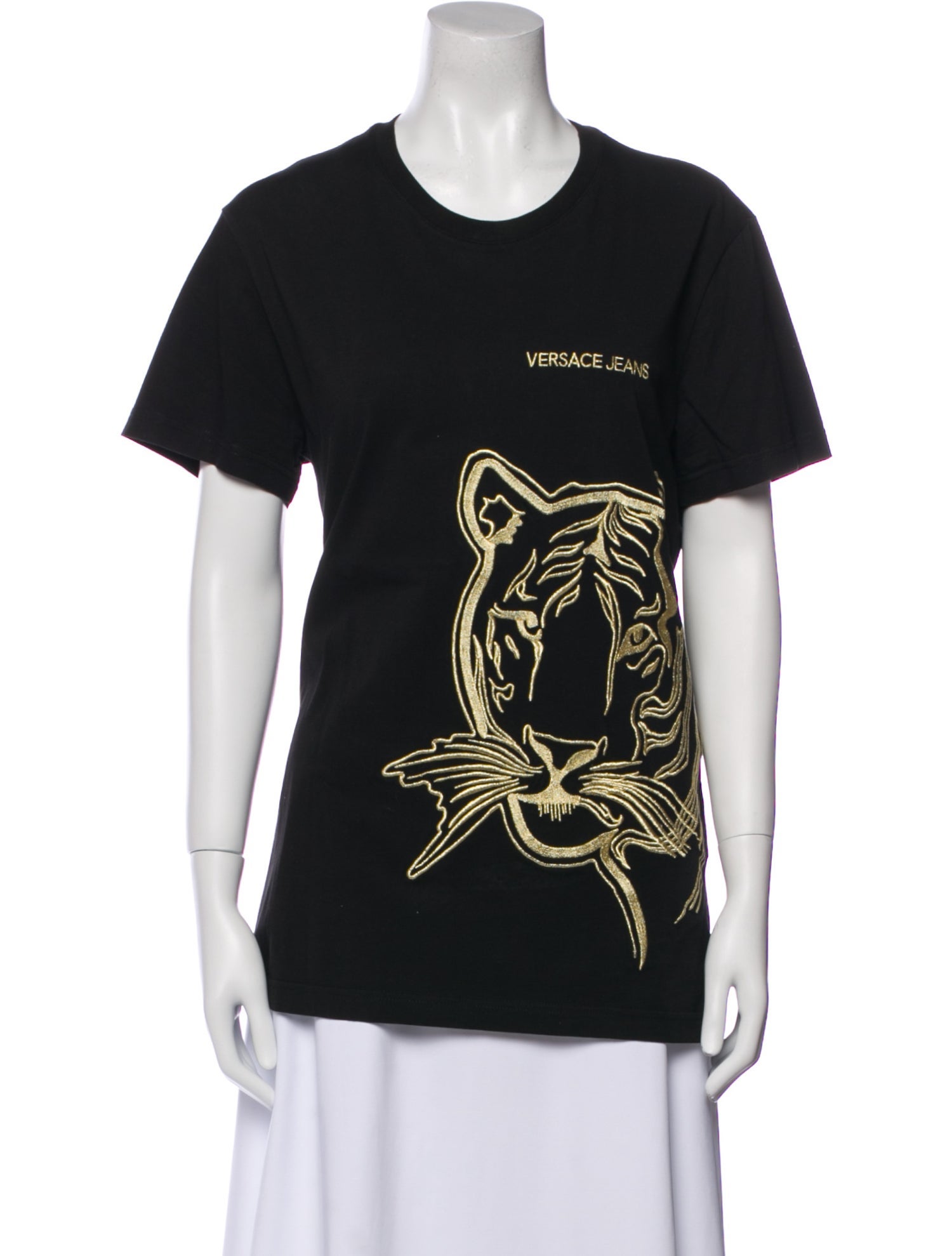 Versace Jeans Graphic Print Crew Neck T-Shirt
