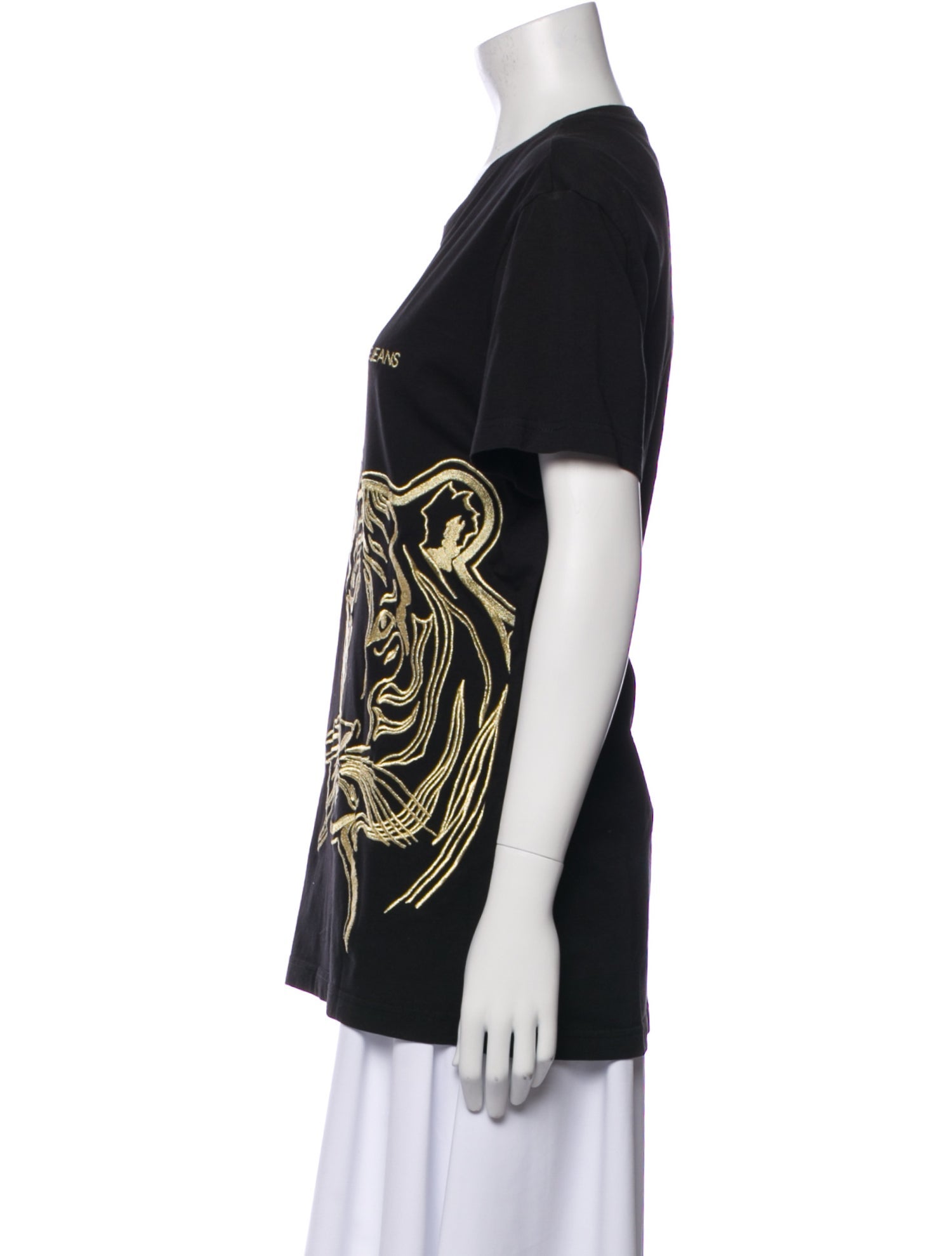 Versace Jeans Graphic Print Crew Neck T-Shirt