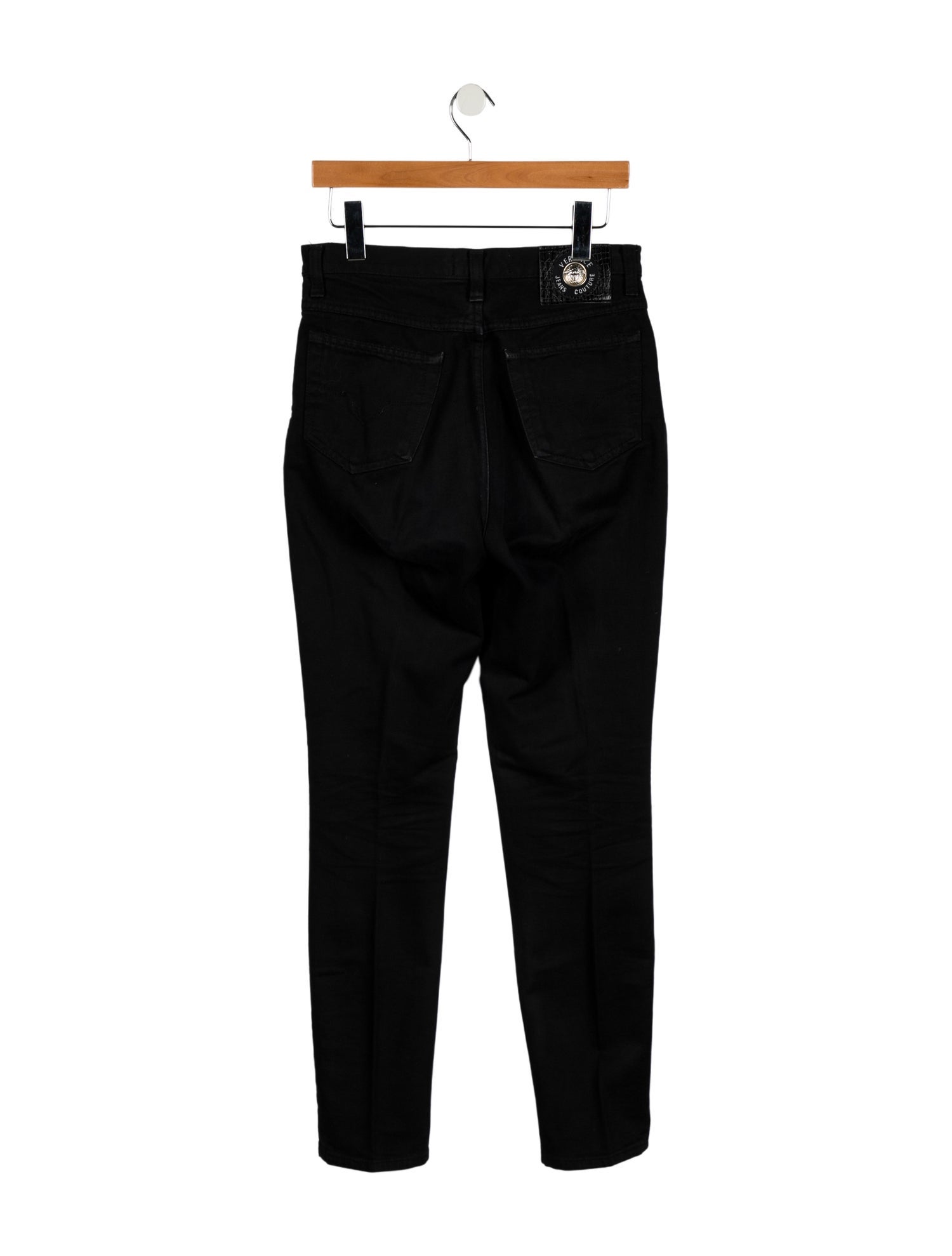 Versace Jeans Couture High-Rise Straight Leg Jeans