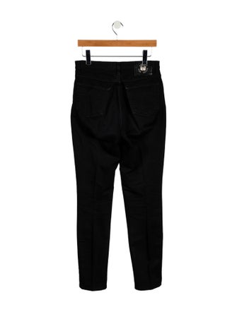 Versace Jeans Couture High-Rise Straight Leg Jeans