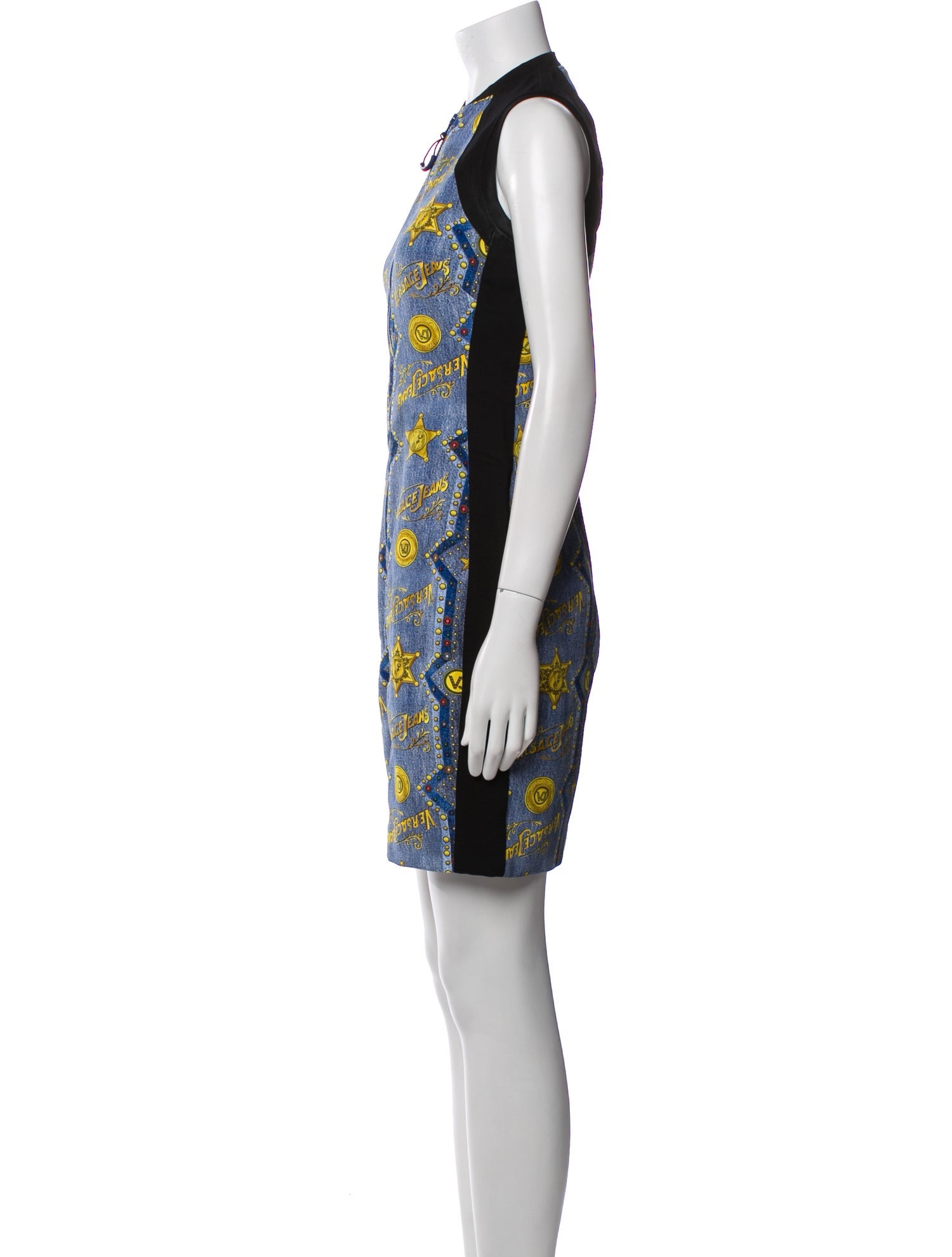 Versace Jeans Printed Mini Dress