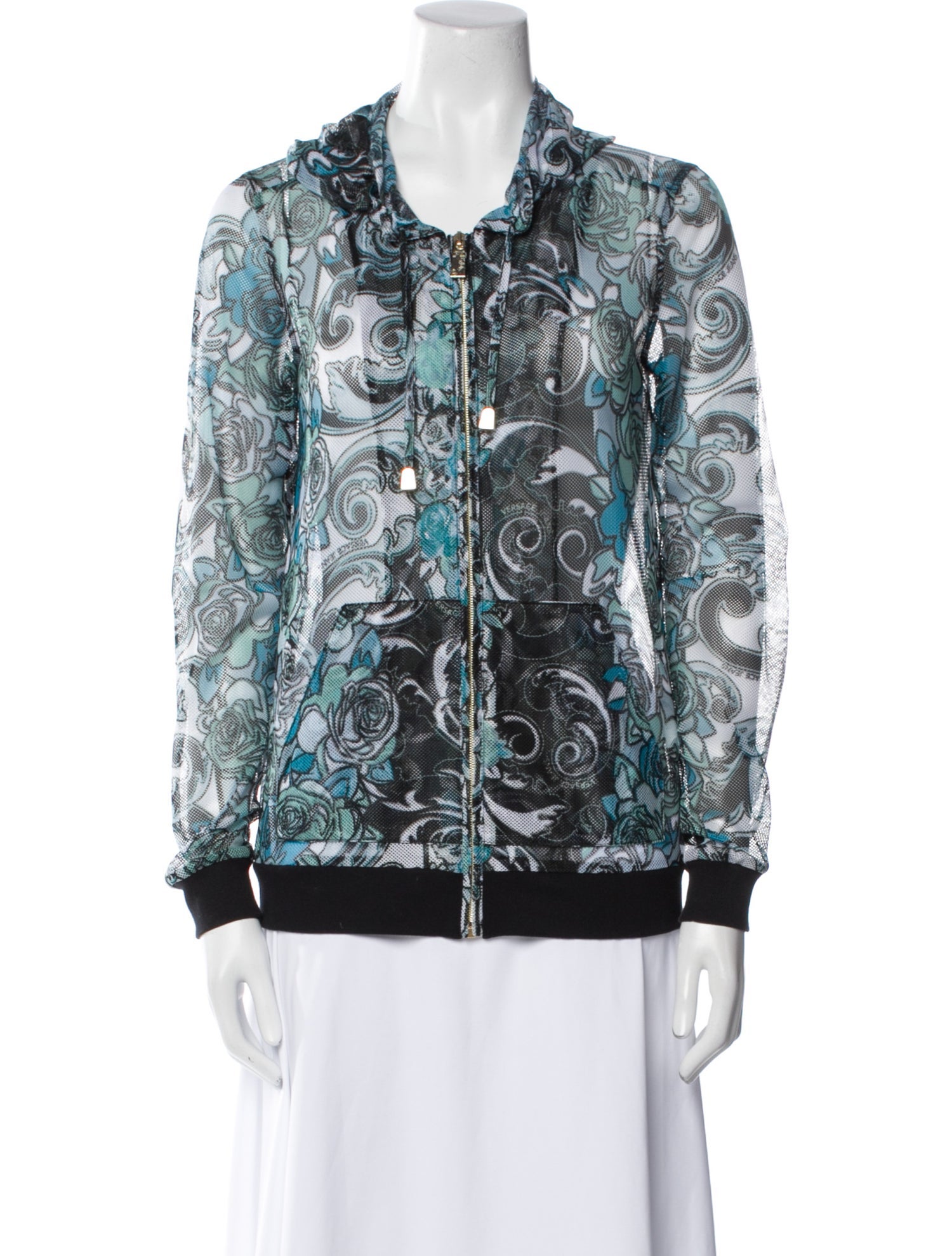 Versace Jeans Floral Print Evening Jacket