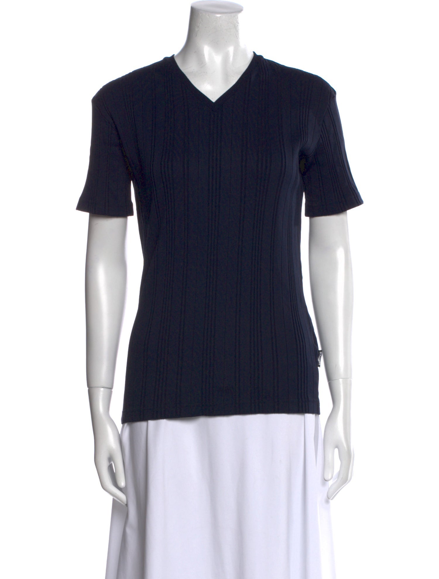 Versace Jeans Nylon V-Neck T-Shirt