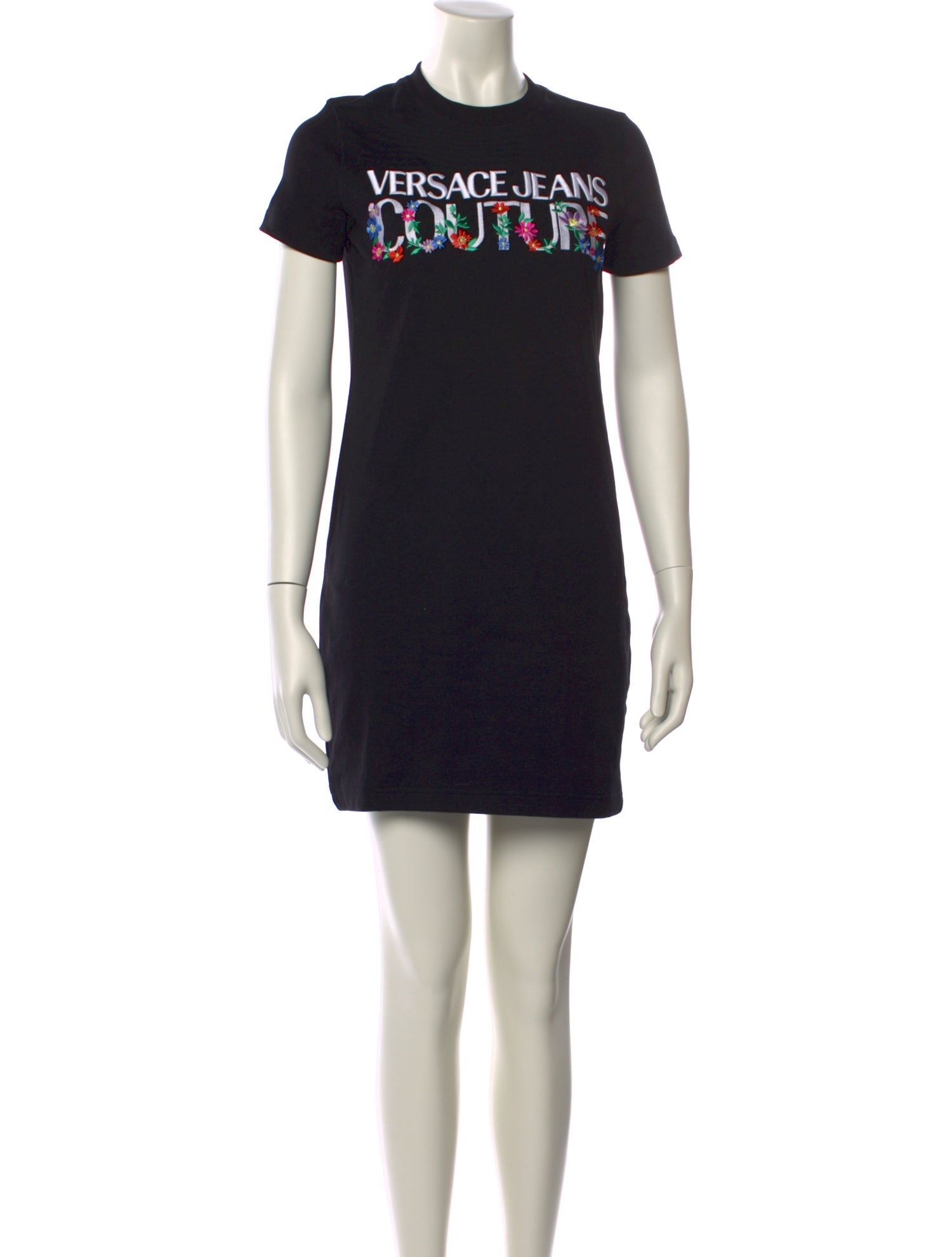 Versace Jeans Graphic Print Mini Dress