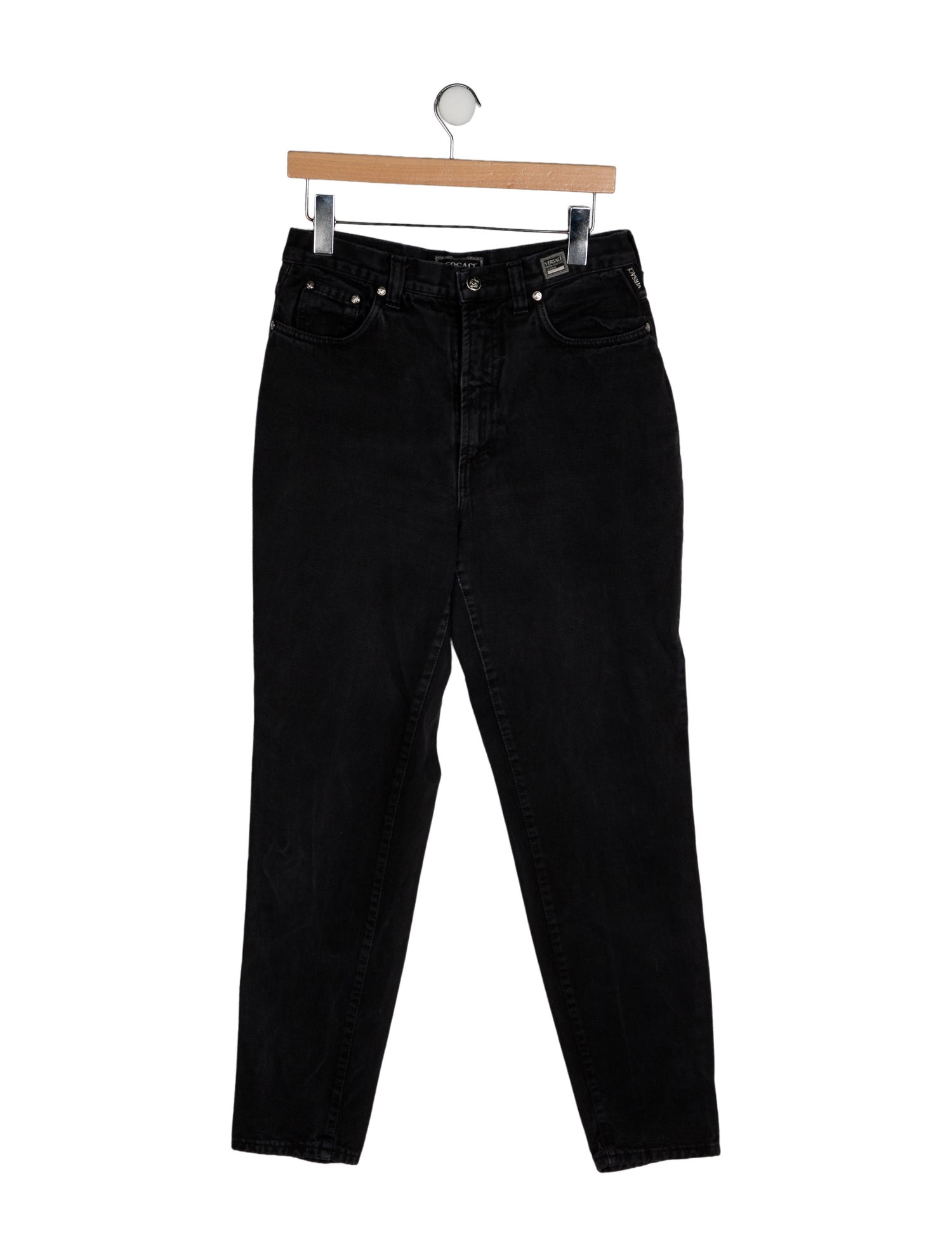 Versace Jeans High-Rise Straight Leg Jeans