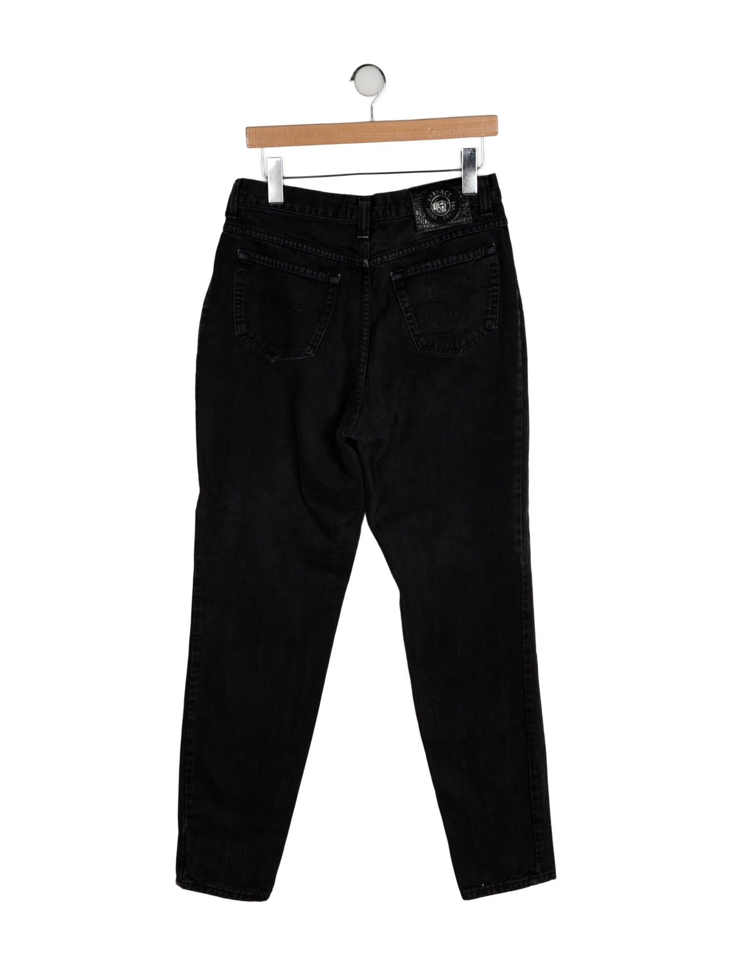 Versace Jeans High-Rise Straight Leg Jeans