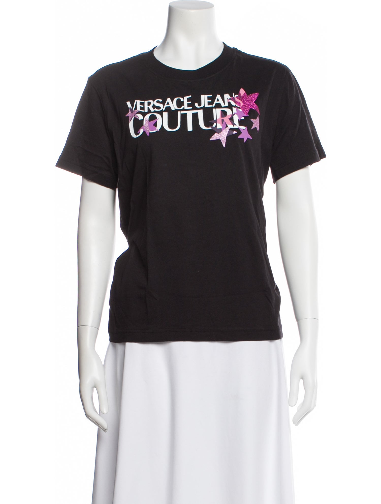 Versace Jeans Graphic Print Crew Neck T-Shirt