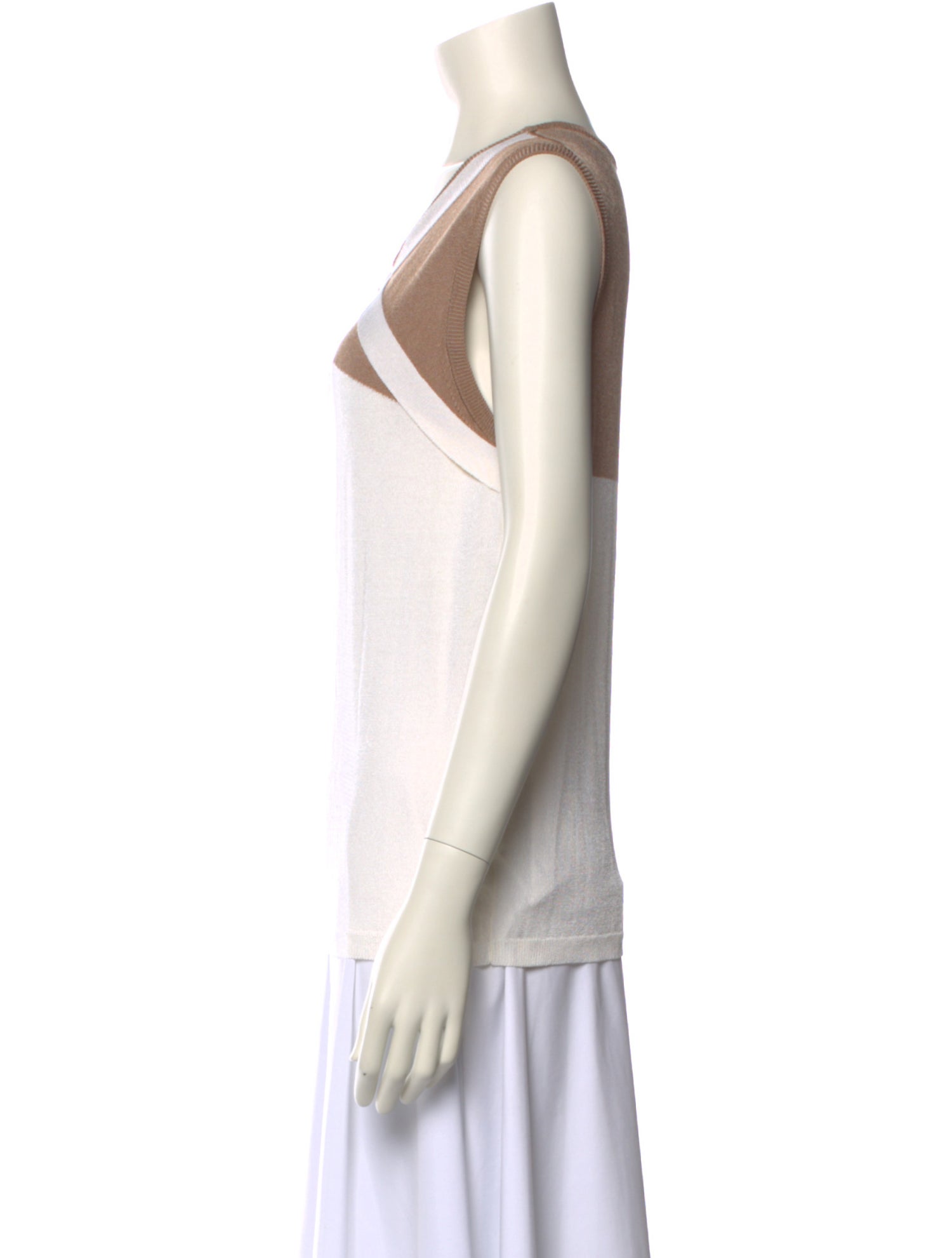 Versace Jeans Striped Scoop Neck Sweater