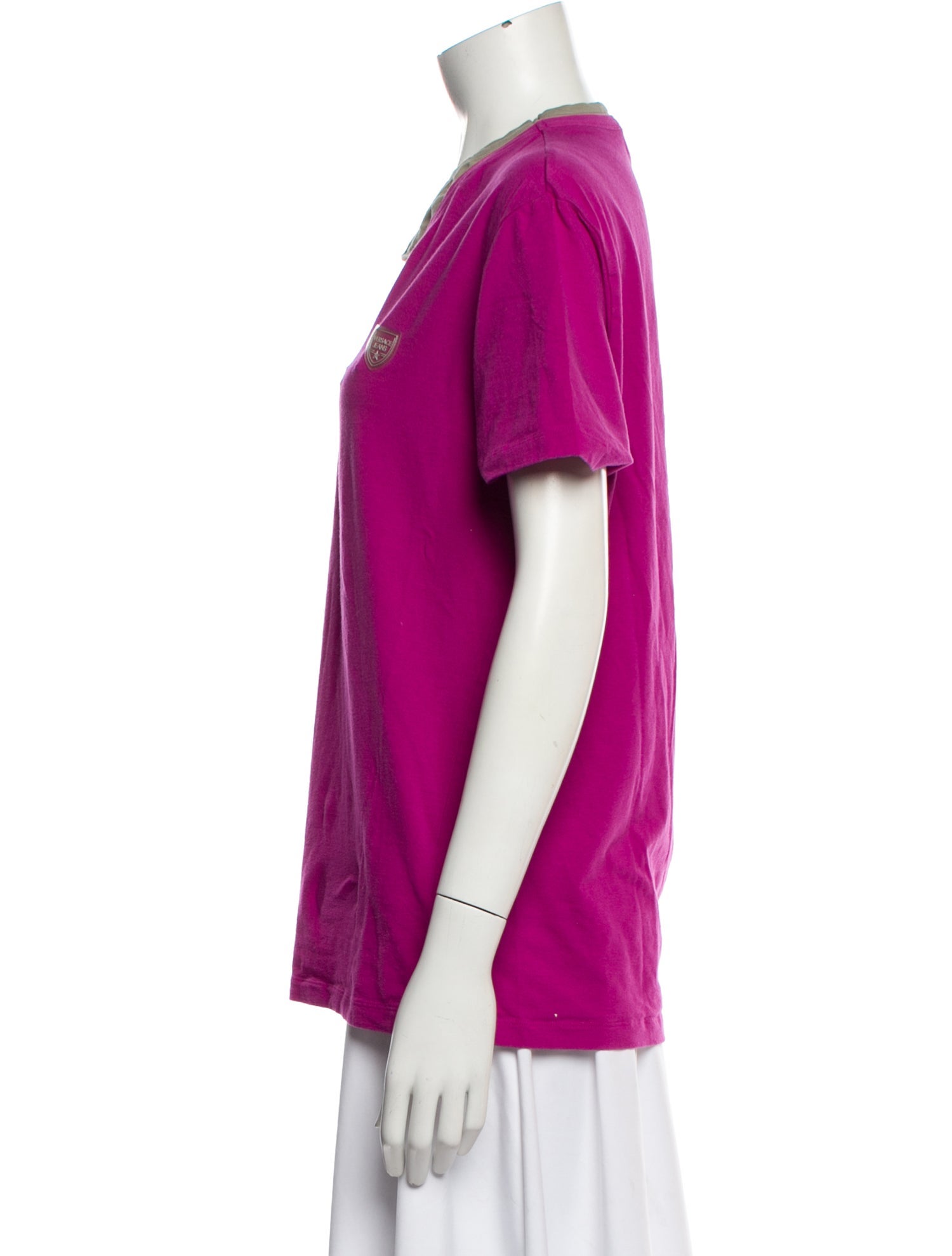 Versace Jeans V-Neck Short Sleeve T-Shirt