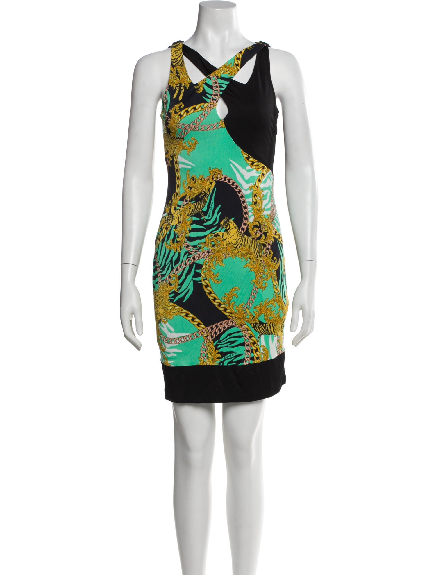 Versace Jeans Printed Mini Dress