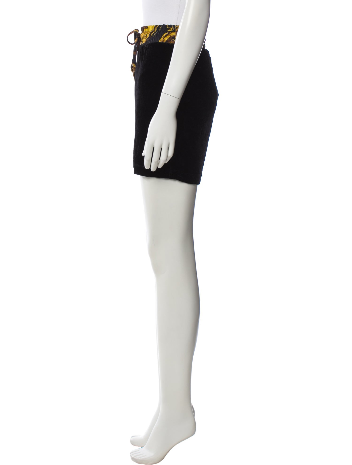 Versace Jeans Pleated Accents Mini Skirt