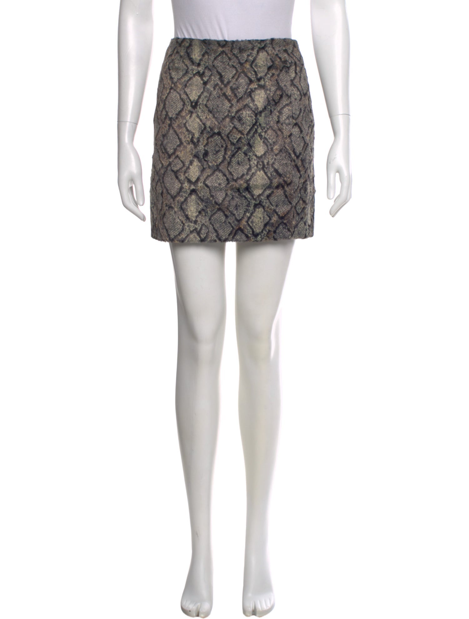 Versace Jeans Printed Mini Skirt