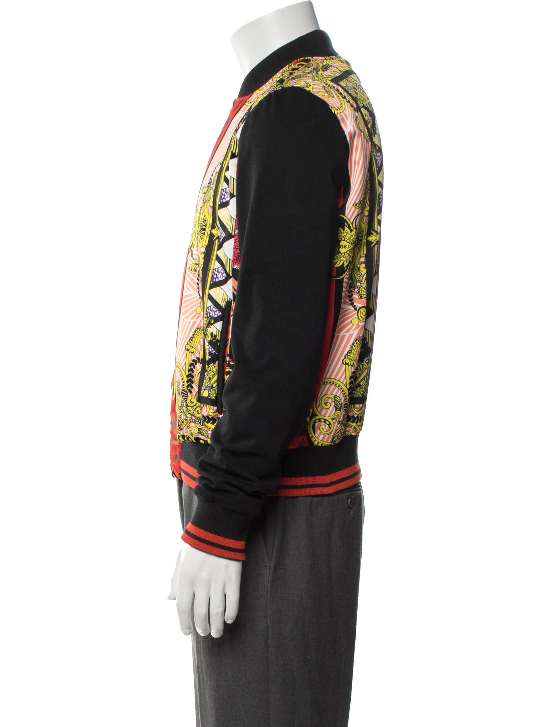 Versace Jeans Graphic Print Bomber Jacket