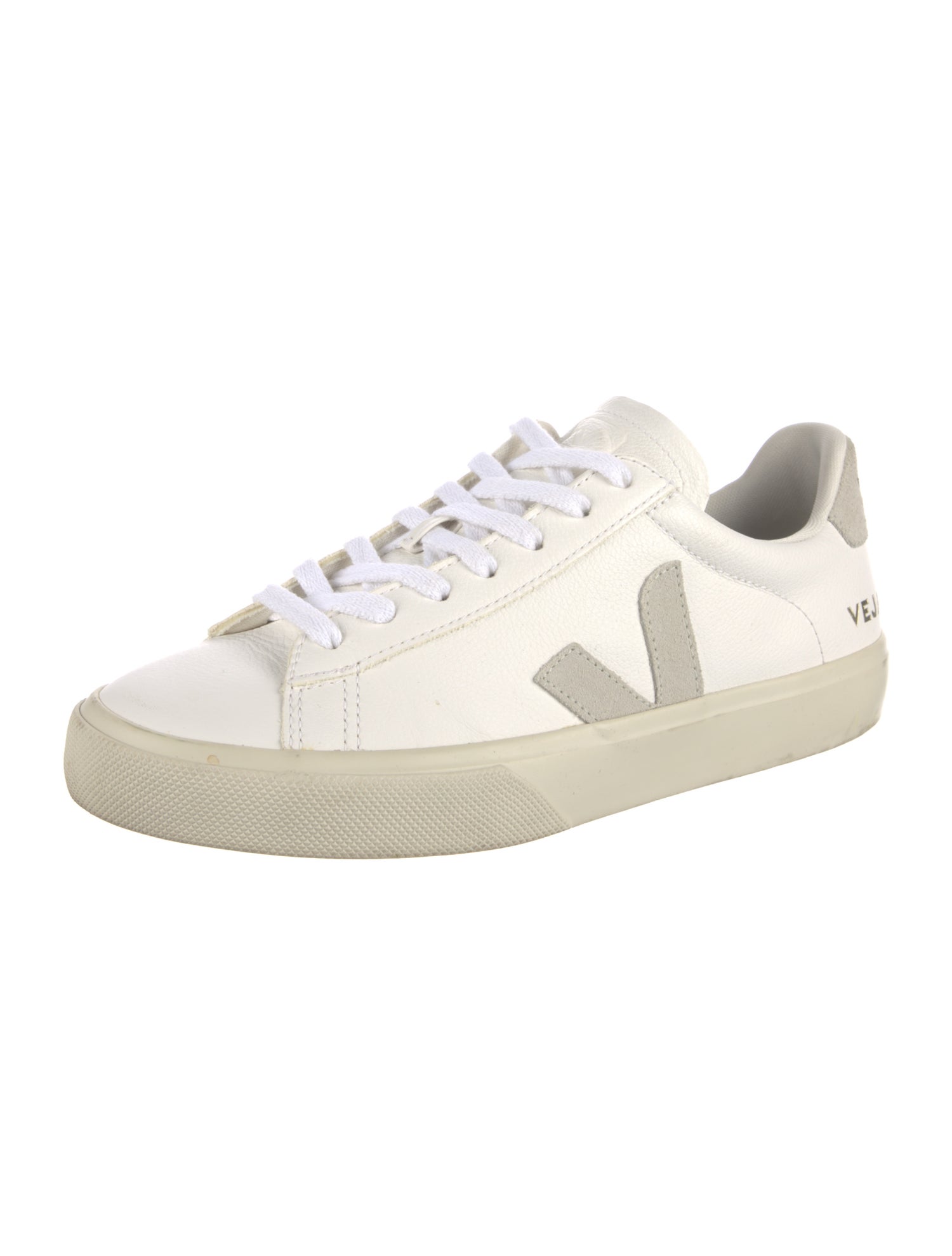 Vejas Leather Graphic Print Sneakers