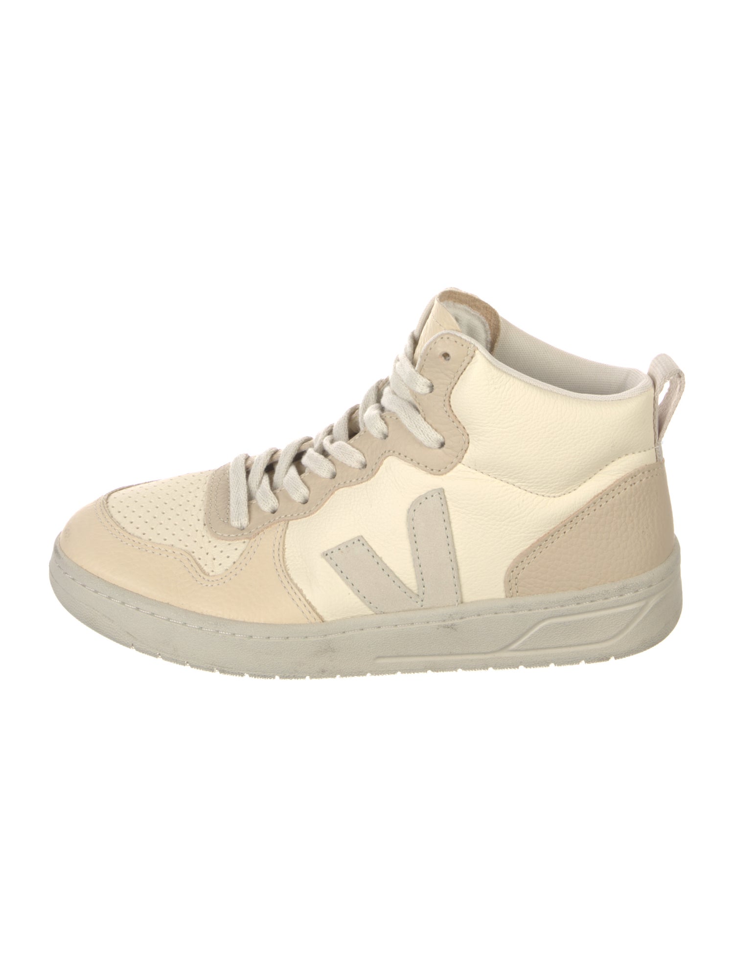 Vejas Leather Wedge Sneakers