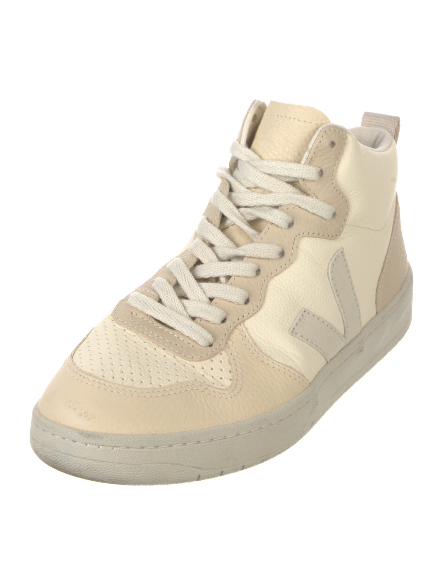 Vejas Leather Wedge Sneakers