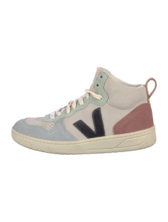 Vejas Suede Colorblock Pattern Sneakers