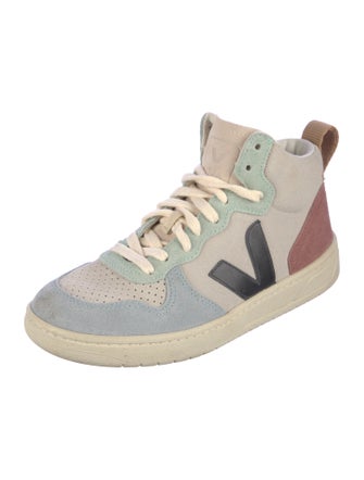 Vejas Suede Colorblock Pattern Sneakers